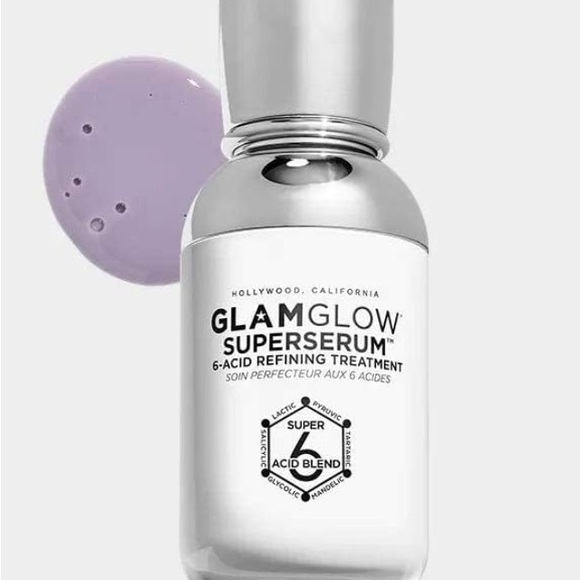 GLAMGLO SUPERSERUM 6 -ACID Refining Treatment Serum NIB - Picture 9 of 9